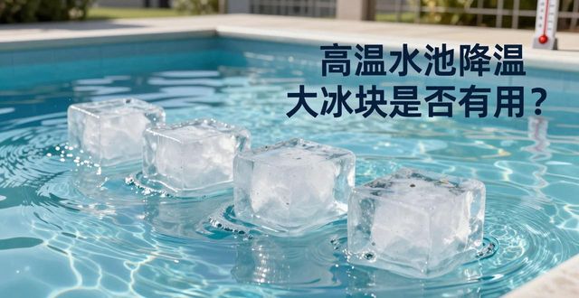 杭州西湖高温水池降温大冰块，到底管不管用？